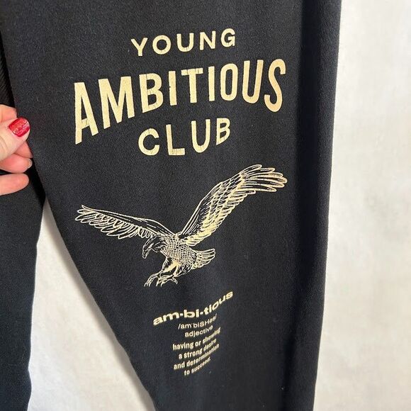 YoungLA The Immortal Joggers M STYLE #233 Black Pockets Cuffed Sweatpants - Picture 6 of 12